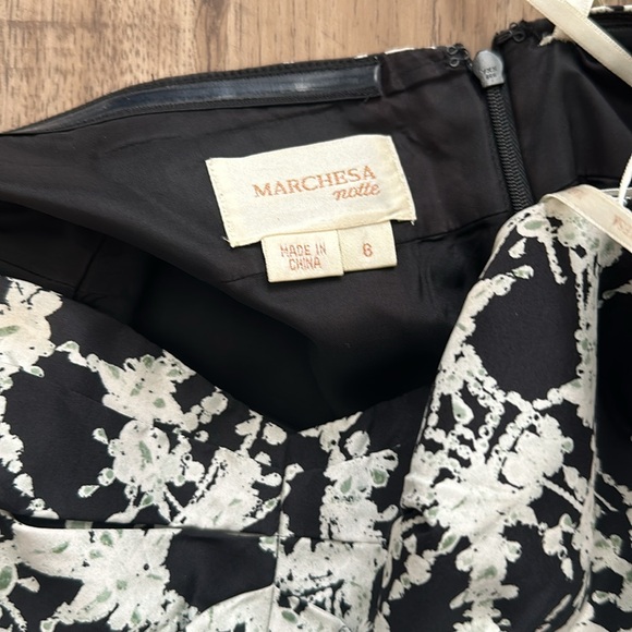 Marchesa Notte Sz 6 Strapless Dress - Picture 4 of 6